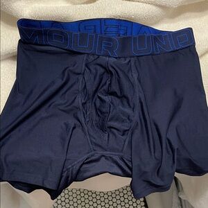 Under Armour Men's Dark Blue Boxer Briefs